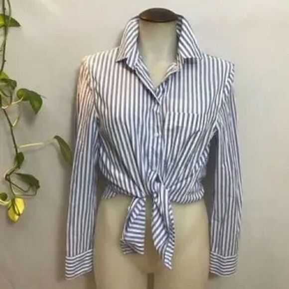 H&M Woven Stripe Top - Picture 3 of 5